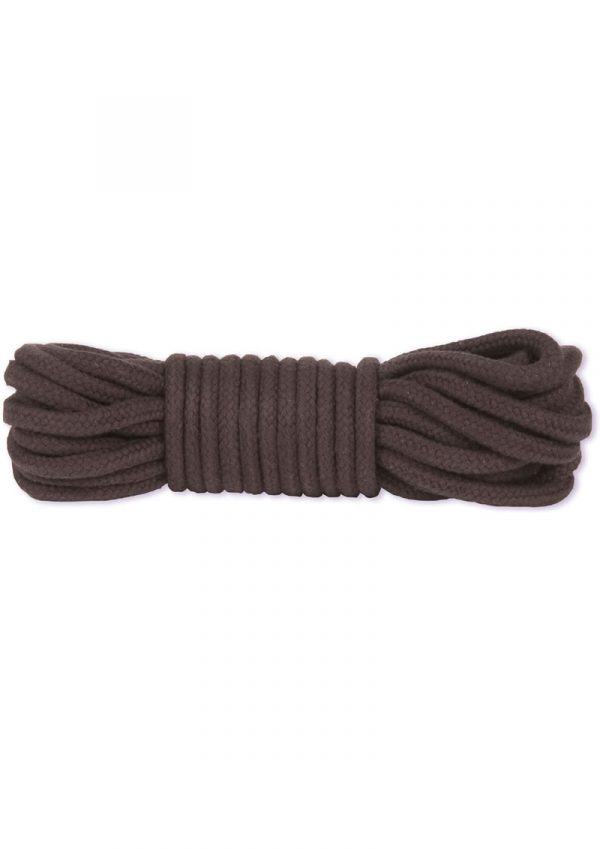 Japanese Style Bondage Rope Cotton 32 Feet Black