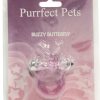 Purrrfect Pets Buzzy Butterfly Silicone Stimulator With Vibrating Bullet Purple