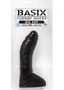 Basix Rubber Works Fat Boy Dong 10 Inch Black