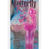 BUTTERFLY KISS MULTISPEED WATERPROOF 3 INCH PINK