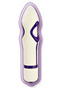 My Private O Massager 2.75 Inch White with Purple Waterproof