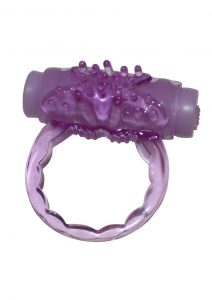 Humm Dinger Super Turbo Vibrating Cock Ring Purple