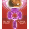 Humm Dinger Super Quad Vibrating Cock Ring Purple