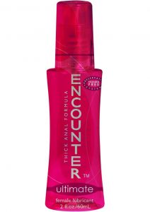 Encounter Ultimate Thick Anal Female Water Based Lubricant 2 Ounce