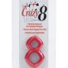Crazy 8 Cock Ring Red