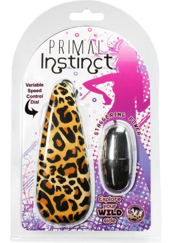 Primal Instinct Bullet With Leopard Remote