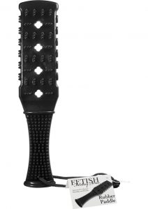 Fetish Fantasy Rubber Paddle Black