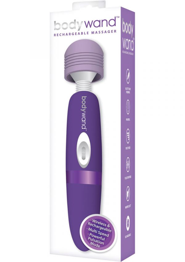 Bodywand Rechargeable Massager Vibratior Wireless Purple Large