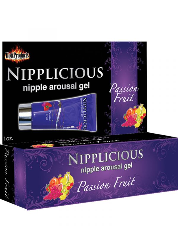 Nipplicious Nipple Arousal Gel Passion Fruit 1 Ounce