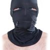 Fetish Fantasy Series Zipper Face Spandex Hood Black One Size