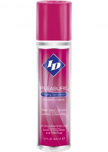 ID Pleasure Tingling Sensation Water Based Lubricant Pump 17 Ounces