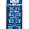 TitanMen Tools Cock Ring Set Clear 4 Each Per Set