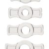 TitanMen Tools Cock Ring Set Clear 4 Each Per Set