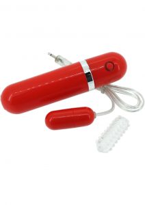 Ahh Vibe Bullet Of Love Wired Remote Control Bullet Red