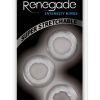 Renegade Intensity Rings Clear 3 Cock Rings Per Pack