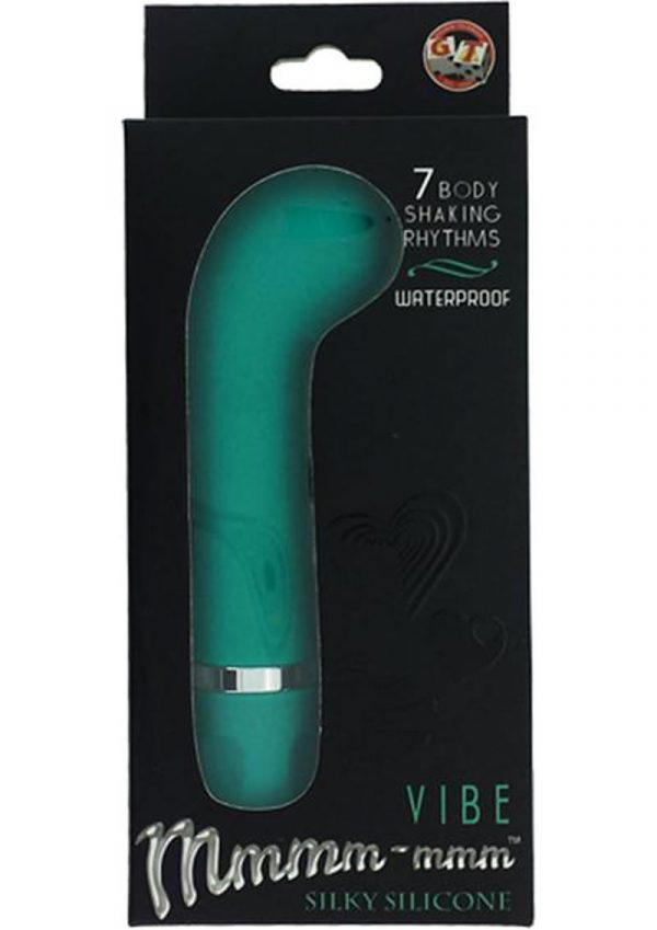 Mmmm mmm Silicone G Vibe Waterproof Teal 5 Inch