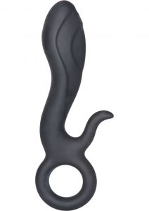 Dr. Kaplan Silicone Ultimate Prostate Stimulator Black 3.5 Inch