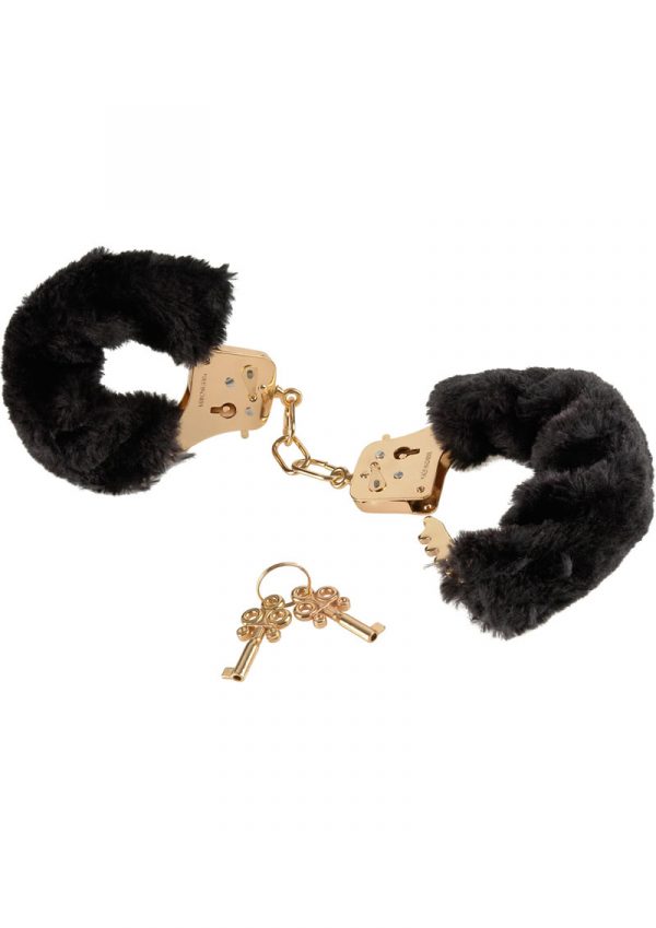 Fetish Fantasy Gold Deluxe Furry Cuffs