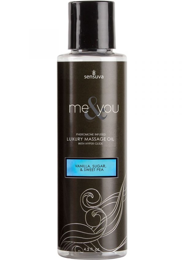 Me And You Pheromone Infused Luxury Massage Oil Vanilla Sugar Sweet Pea 4.2 Ounce