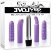 Evolved Multi Sleeve Vibrator Kit Purple