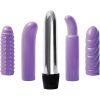 Evolved Multi Sleeve Vibrator Kit Purple
