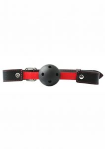 Sex and Mischief Hush Ball Gag Adjustable Strap 1.75 Diameter Ball