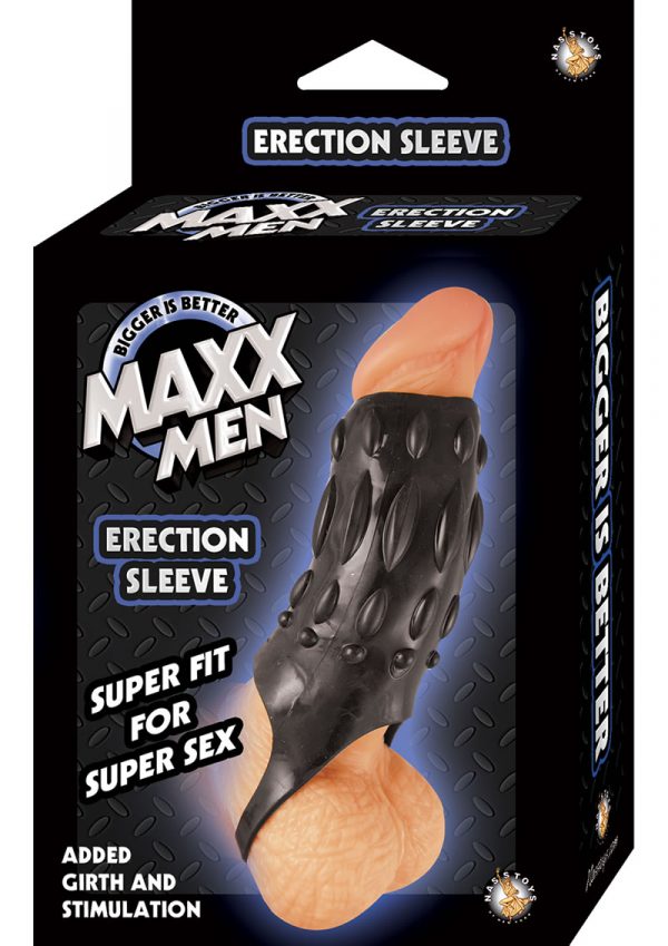 Maxx Men Erection Sleeve Black 4.5 Inch