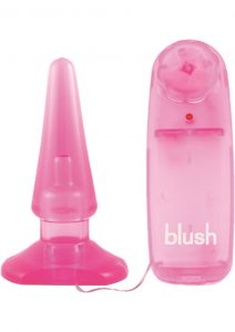 B Yours Basic Anal Pleasure Vibrating Anal Plug Waterproof 4.5 Inch Pink