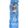 Naturally Yours Wild Ride Jelly Realistic Vibrator Waterproof Blue 9 Inch
