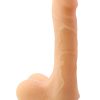 Au Naturel Mr Perfect Dildo With Balls - Vanilla