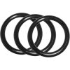 Performance VS1 Silicone Cockrings Black 3 Each Per Pack Black