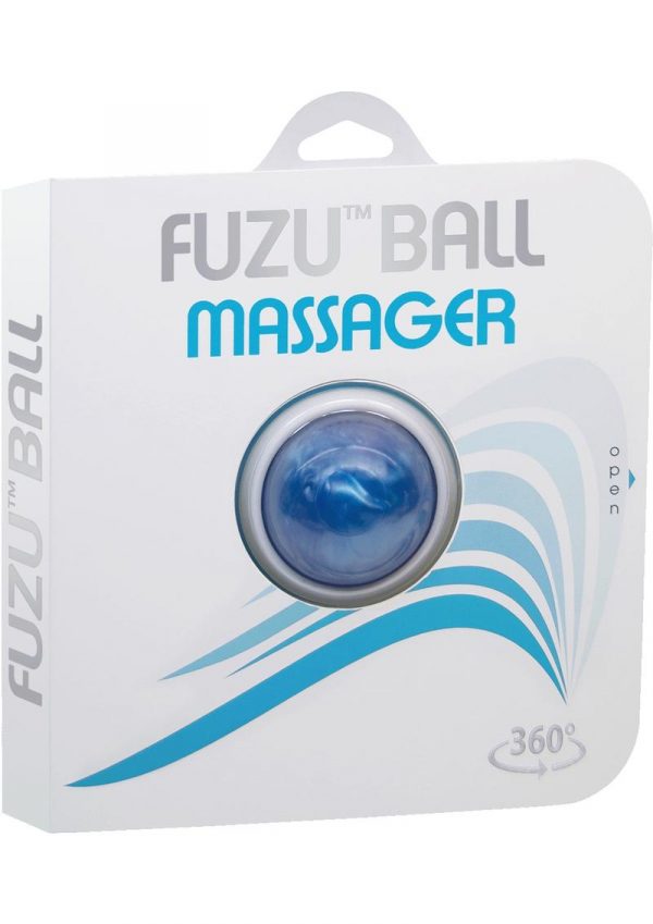 Fuzu Ball is a handheld 360 degrees rolling ball Blue