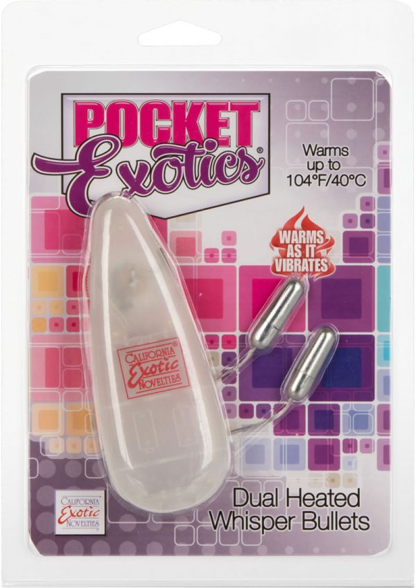 Pocket Exotics Dual Heated Whisper Bullets