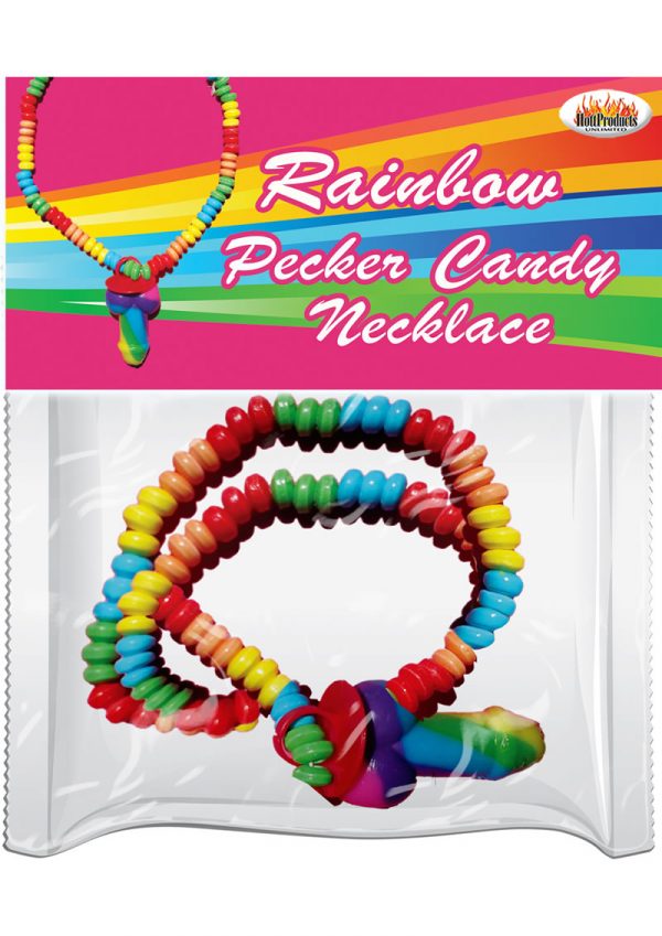 Rainbow Pecker Canky Necklace