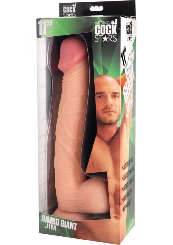 Raging Cock Stars Jumbo Giant Jim Flesh 11 Inch