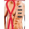 Ram Squeezer Cock Ring Adjustable Red
