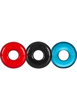 Ringer Donut Cockring 3 Pack Multi Color