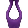 Tryst Rechargeable Multi Erogenous Zone Silicone Massager Waterproof Purple