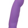 Luxe Cici Silicone Dildo Splashproof Purple 6.5 Inch