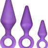 Luxe Candy Rimmer Silicone Anal Kit Purple