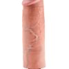 King Cock Vibrating Realistic Dildo Waterproof Flesh 10 Inch