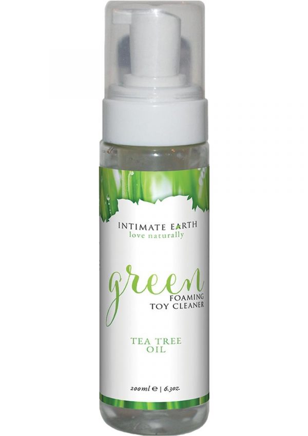 Intimate Earth Green Foaming Toy Cleaner Tea Tree Oil 6.3oz