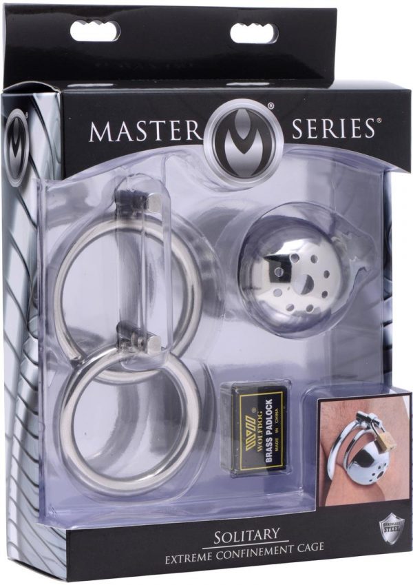 Master Series Solitary Extreme Confinement Cage Stainless Steel