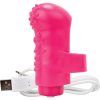 Charged Fing O Rechargeable Finger Mini Vibe Waterproof Pink