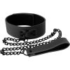 Renegade Bondage Collar Vinyl And Metal Black