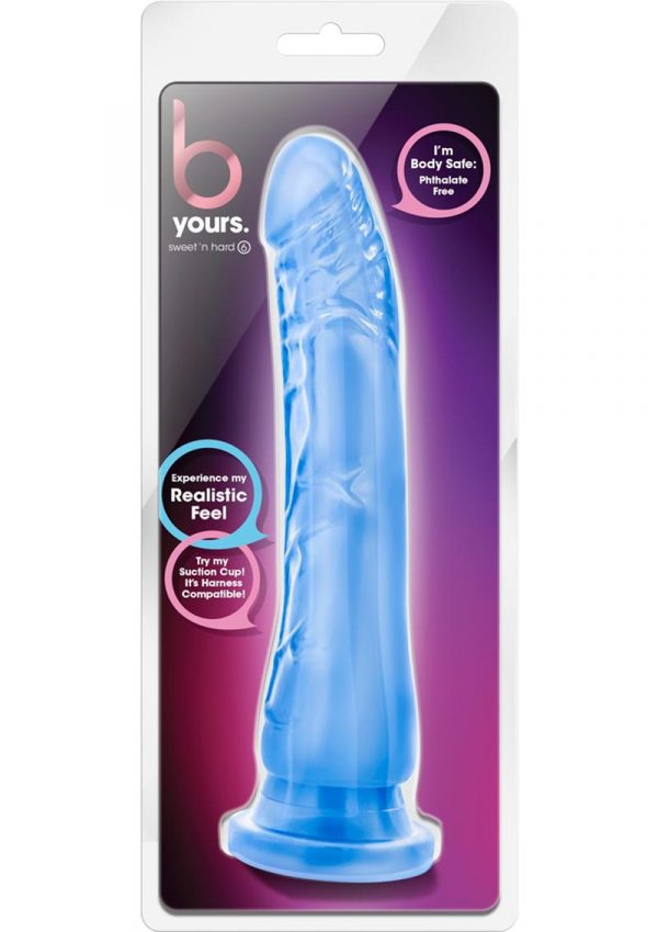 B Yours Sweet N Hard 06 Jelly Realistic Dong Blue 8.5 Inch