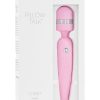Pillow Talk Cheeky Silicone USB Rechargeable Massager Wand Swarovski Crystal Pink