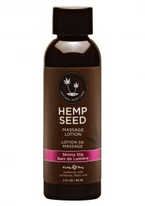 Hemp Seed Massage Lotion 100% Vegan Skinny Dip 2 Ounce