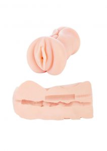 Linx Miss Nina Vibrating Realistic Masturbator With Bullets Waterproof Flesh