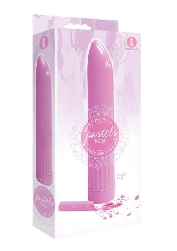 The 9 Pastel Vibrator Waterproof Rose 7 Inch